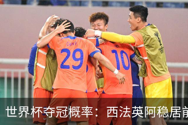 世界杯夺冠概率：西法英阿稳居前四 葡巴德第二集团