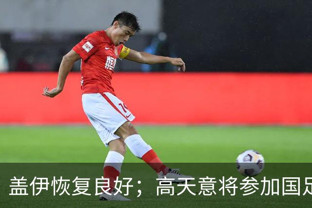 盖伊恢复良好；高天意将参加国足集训
