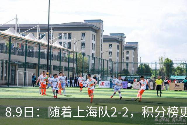 8.9日：随着上海队2-2，积分榜更新，中国2队夺头名，U17国足四强对手确定